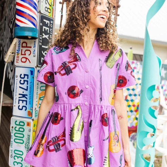 Queen of Sparkles Musical Romper - Picture 3 of 5